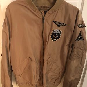 Military bombers jacket